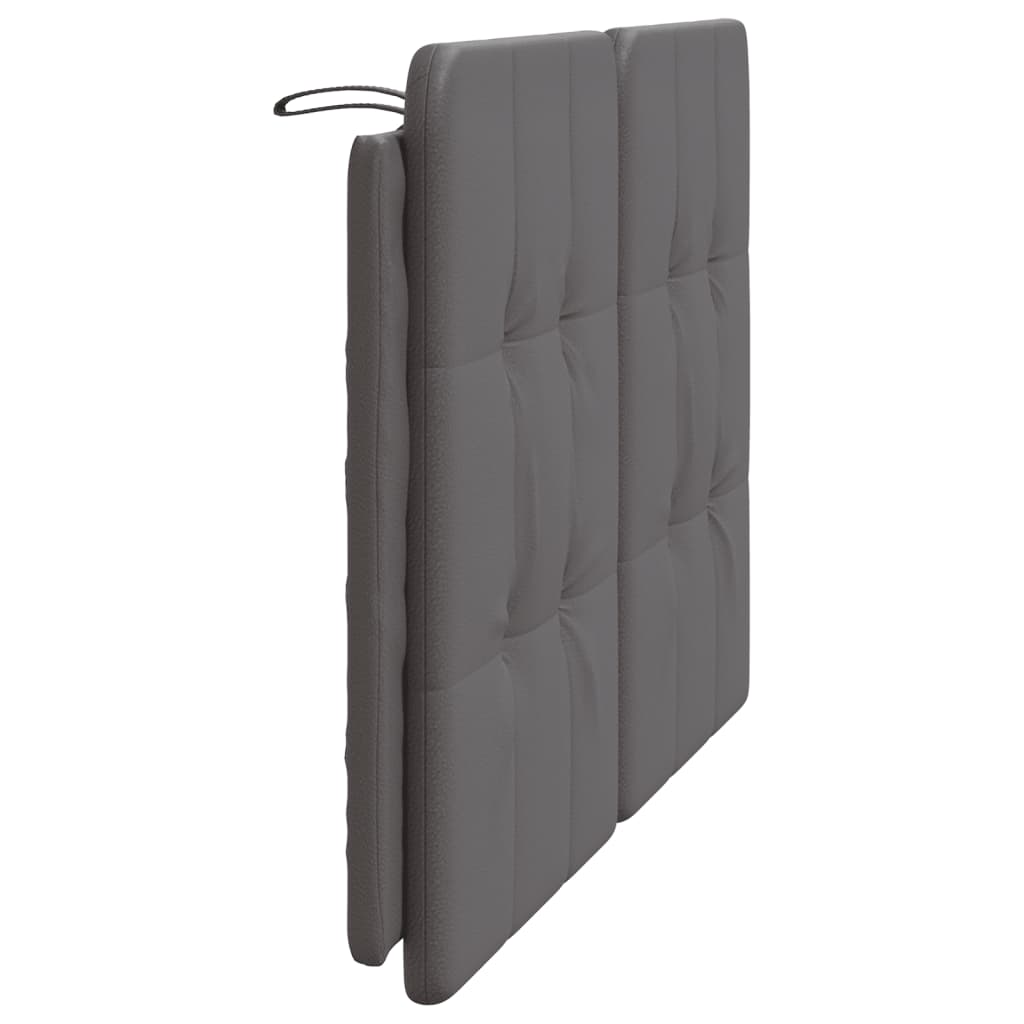 Cuscino Testiera Zadar Grigio 120 cm in Similpelle | homemem39