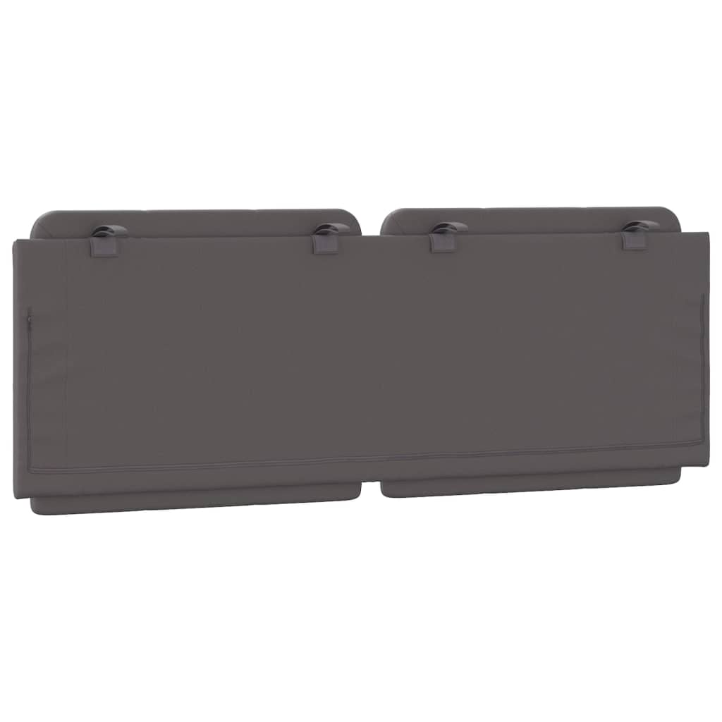 Cuscino Testiera Zadar Grigio 120 cm in Similpelle | homemem39