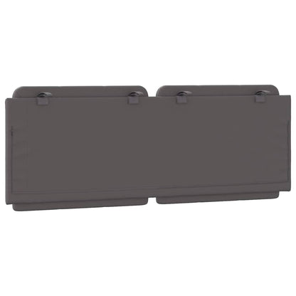 Cuscino Testiera Zadar Grigio 120 cm in Similpelle | homemem39