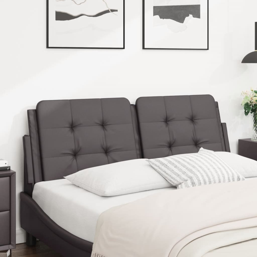 Cuscino Testiera Zadar Grigio 120 cm in Similpelle | homemem39