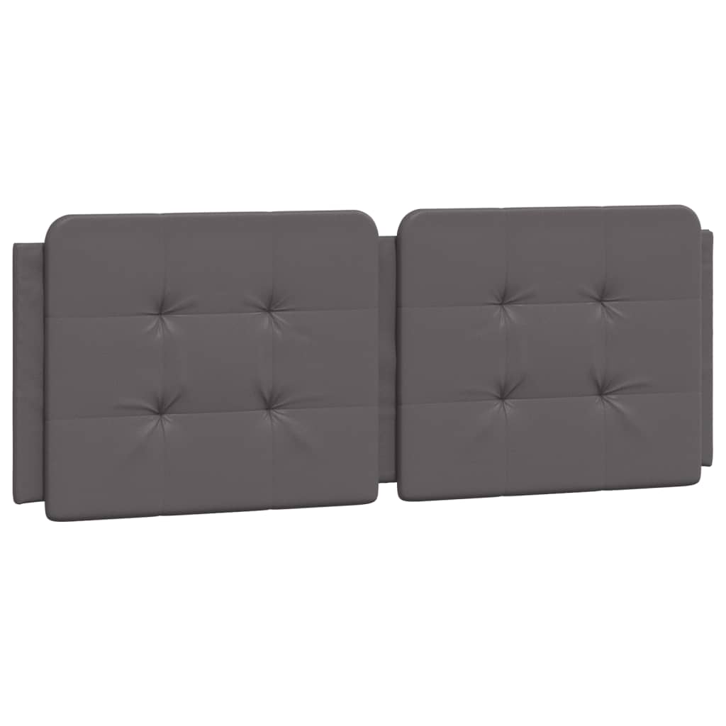 Cuscino Testiera Zadar Grigio 140 cm in Similpelle | homemem39