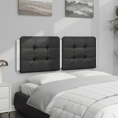 Cuscino Testiera Zadar Nero e Bianco 140 cm in Similpelle | homemem39
