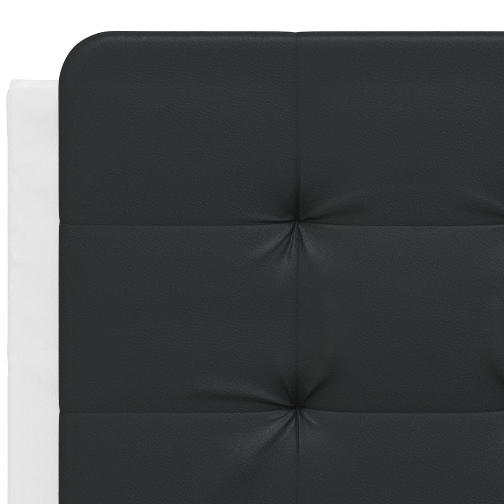 Cuscino Testiera Zadar Nero e Bianco 140 cm in Similpelle