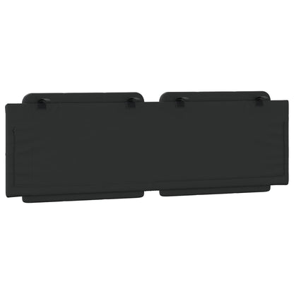 Cuscino Testiera Nero 160 cm in Similpelle - homemem39