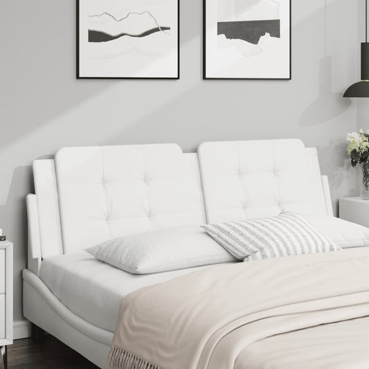 Cuscino Testiera Zadar Bianco 160 cm in Similpelle | homemem39