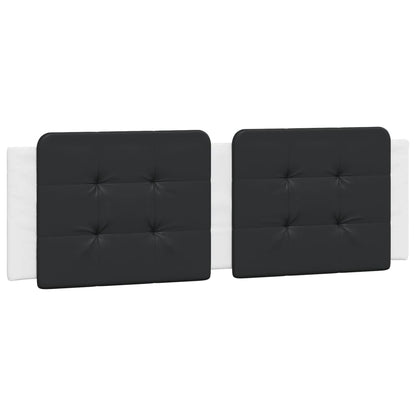 Cuscino Testiera Zadar Nero e Bianco 160 cm in Similpelle