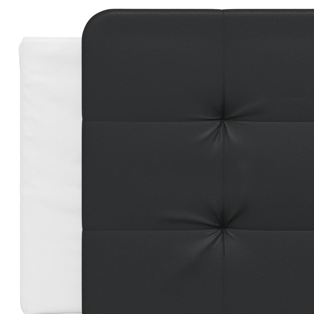 Cuscino Testiera Zadar Nero e Bianco 160 cm in Similpelle | homemem39