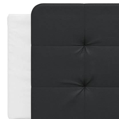 Cuscino Testiera Zadar Nero e Bianco 160 cm in Similpelle
