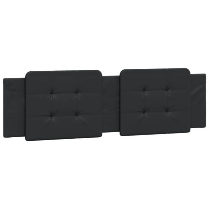 Cuscino Testiera Zadar Nero 180 cm in Similpelle | homemem39