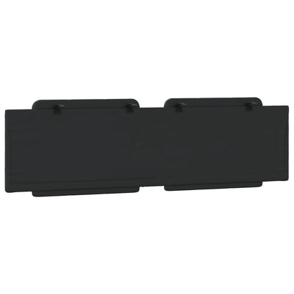 Cuscino Testiera Zadar Nero 180 cm in Similpelle | homemem39