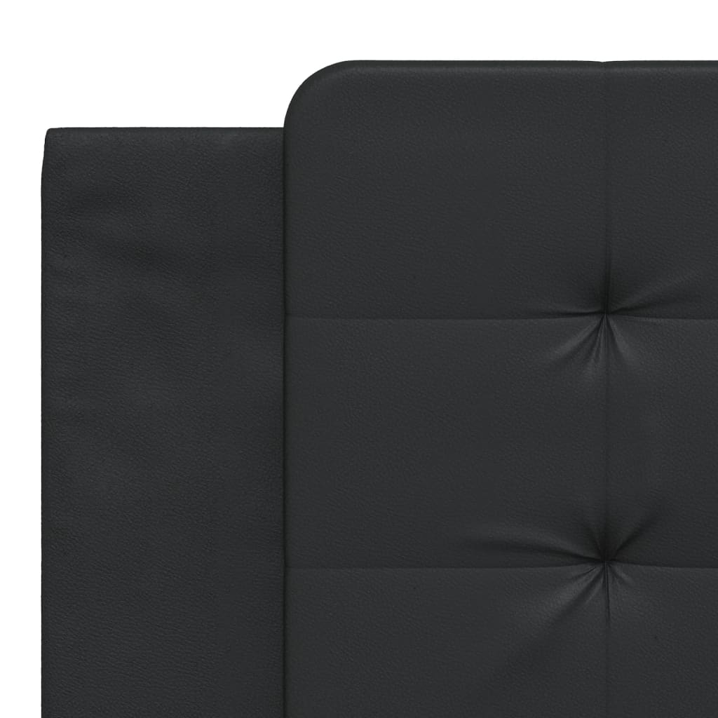 Cuscino Testiera Zadar Nero 180 cm in Similpelle | homemem39