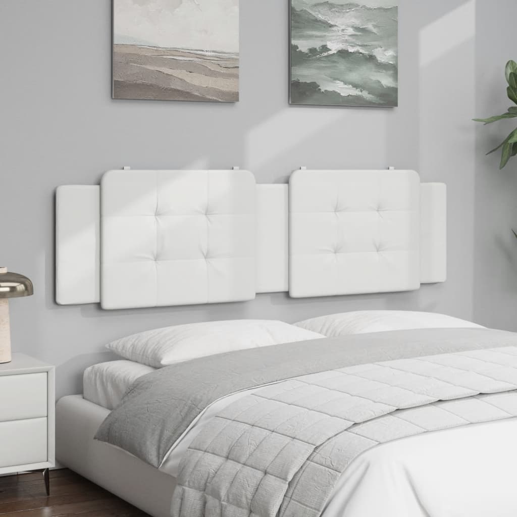 Cuscino Testiera Zadar Bianco 180 cm in Similpelle