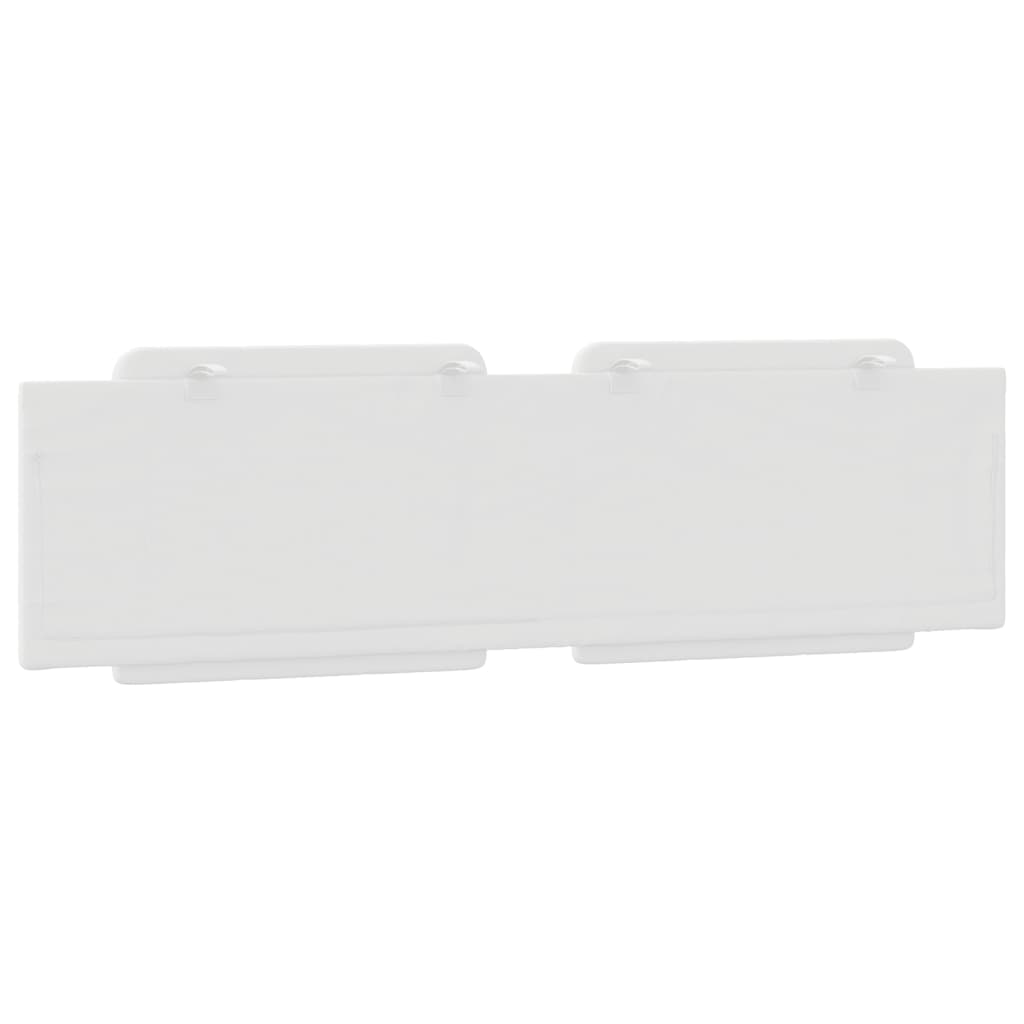 Cuscino Testiera Bianco 180 cm in Similpelle - homemem39