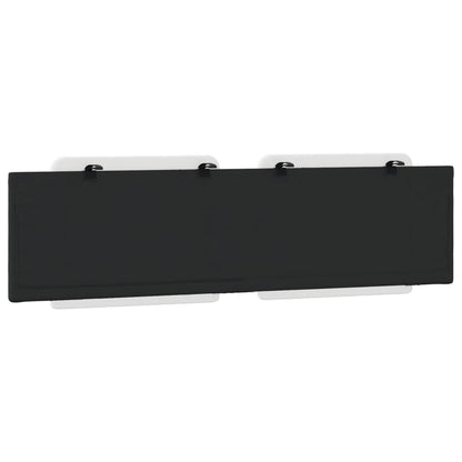 Cuscino Testiera Zadar Bianco e Nero 180 cm in Similpelle | homemem39