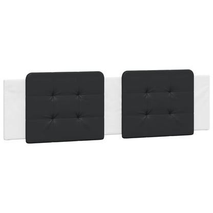 Cuscino Testiera Zadar Nero e Bianco 180 cm in Similpelle | homemem39