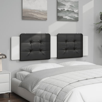Cuscino Testiera Zadar Nero e Bianco 180 cm in Similpelle | homemem39