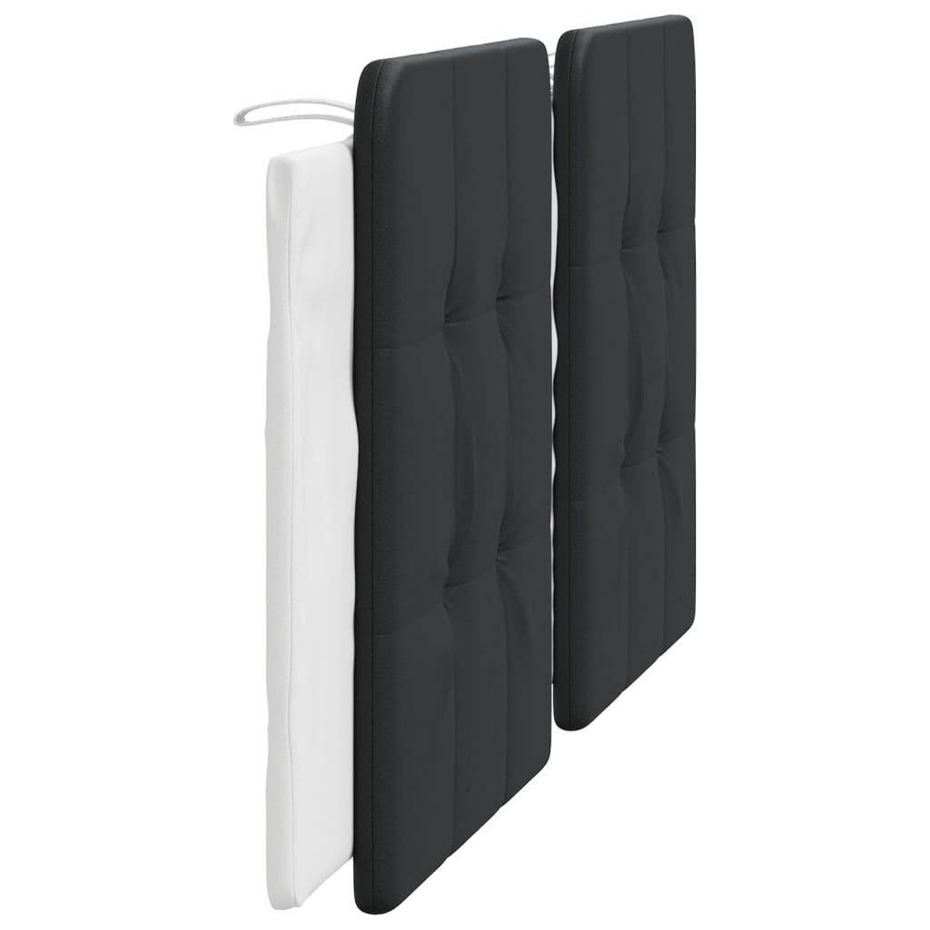 Cuscino Testiera Zadar Nero e Bianco 180 cm in Similpelle | homemem39