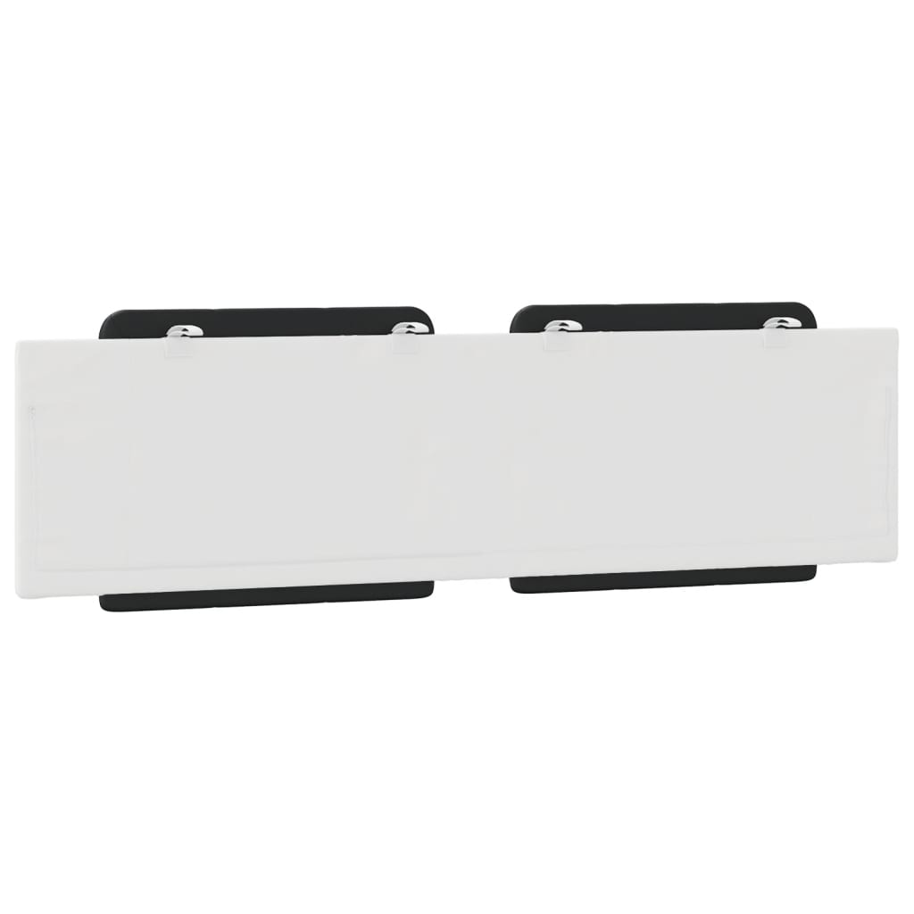 Cuscino Testiera Zadar Nero e Bianco 180 cm in Similpelle | homemem39