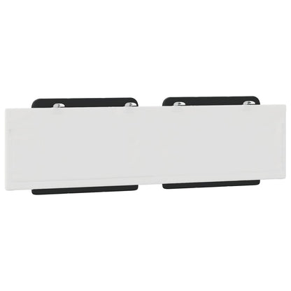 Cuscino Testiera Zadar Nero e Bianco 180 cm in Similpelle