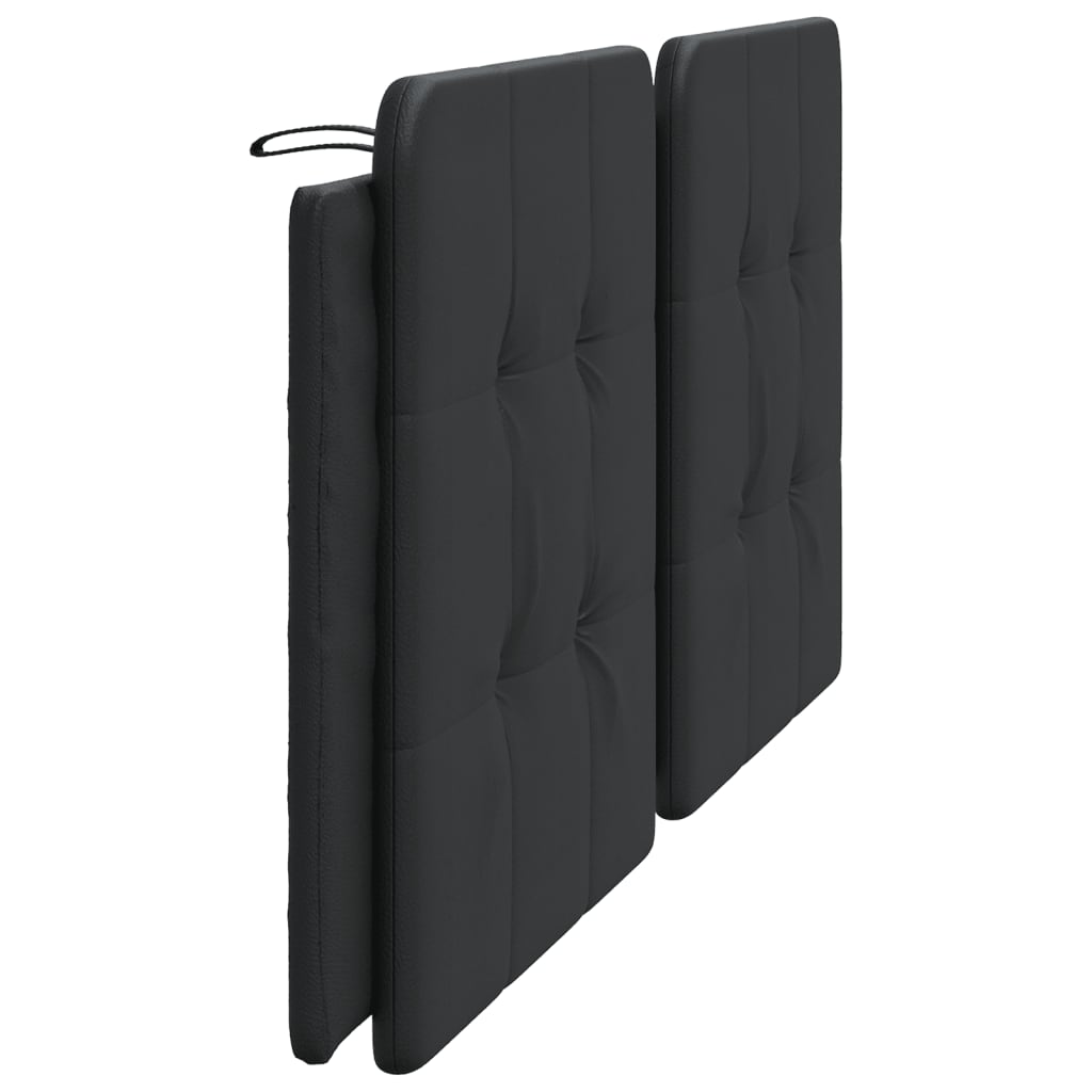 Cuscino Testiera Zadar Nero 200 cm in Similpelle | homemem39