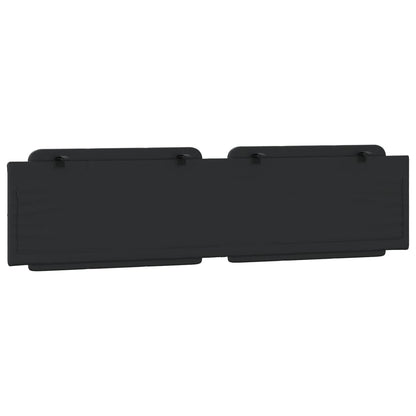 Cuscino Testiera Zadar Nero 200 cm in Similpelle | homemem39