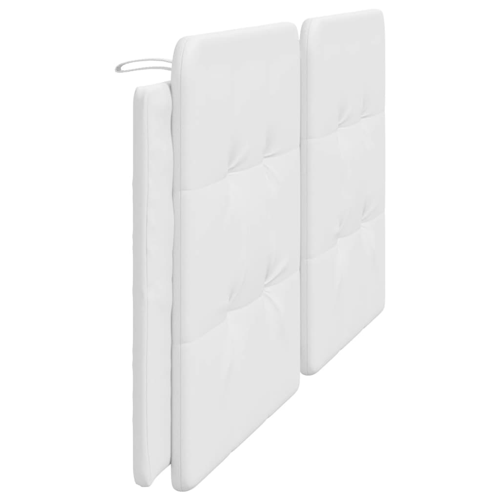 Cuscino Testiera Zadar Bianco 200 cm in Similpelle