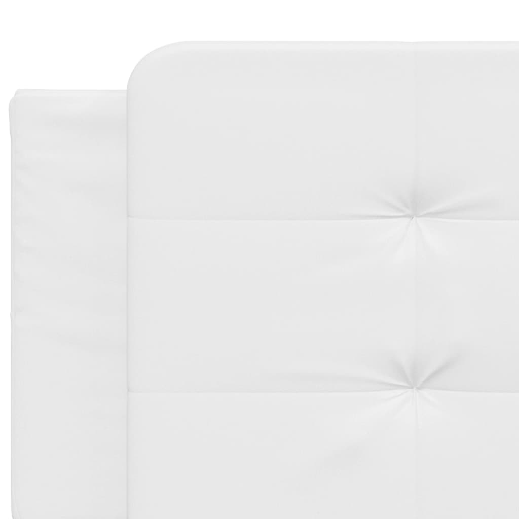 Cuscino Testiera Zadar Bianco 200 cm in Similpelle | homemem39