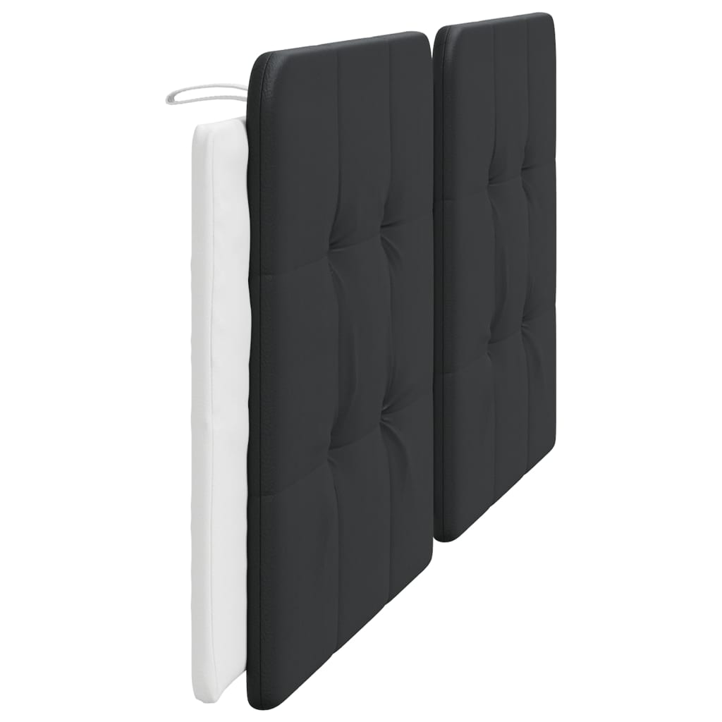 Cuscino Testiera Zadar Nero e Bianco 200 cm in Similpelle