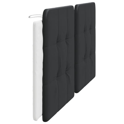 Cuscino Testiera Zadar Nero e Bianco 200 cm in Similpelle
