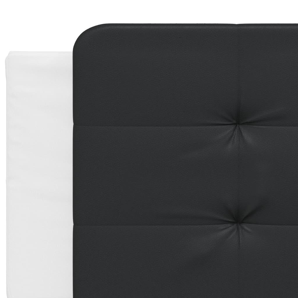 Cuscino Testiera Zadar Nero e Bianco 200 cm in Similpelle | homemem39