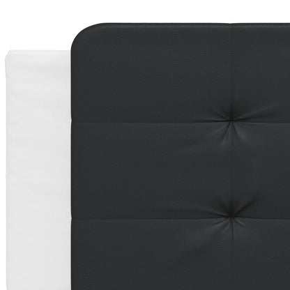 Cuscino Testiera Zadar Nero e Bianco 200 cm in Similpelle