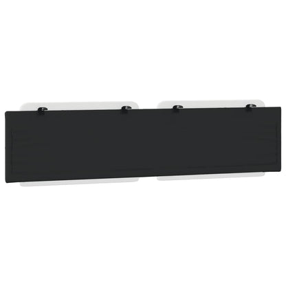 Cuscino Testiera Zadar Bianco e Nero 193 cm in Similpelle