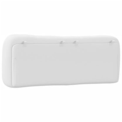 Cuscino Testiera Hvar Bianco 137 cm in Similpelle | homemem39