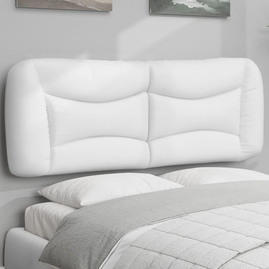 Cuscino Testiera Hvar Bianco 137 cm in Similpelle | homemem39
