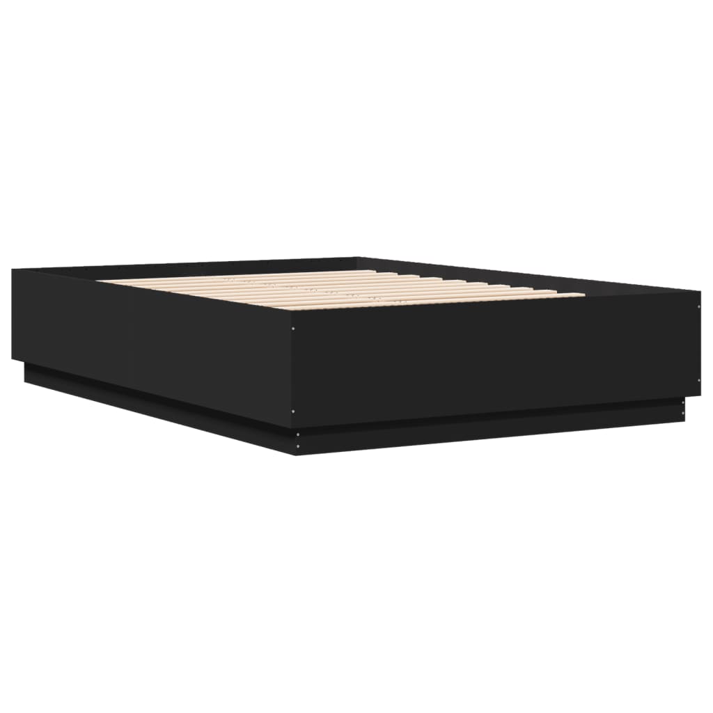 Giroletto con LED senza Materasso Nero 150x200 cm | homemem39