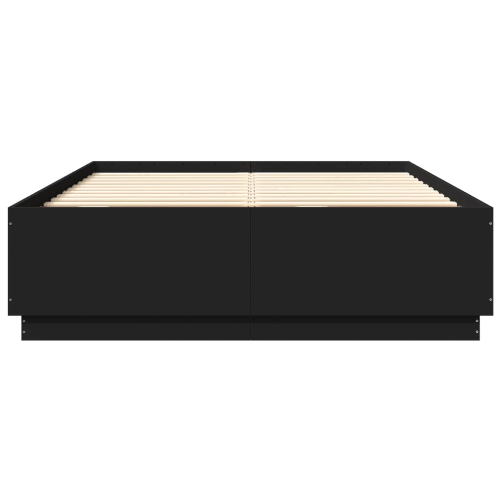 Giroletto con LED senza Materasso Nero 150x200 cm | homemem39