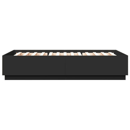 Giroletto con LED senza Materasso Nero 150x200 cm | homemem39