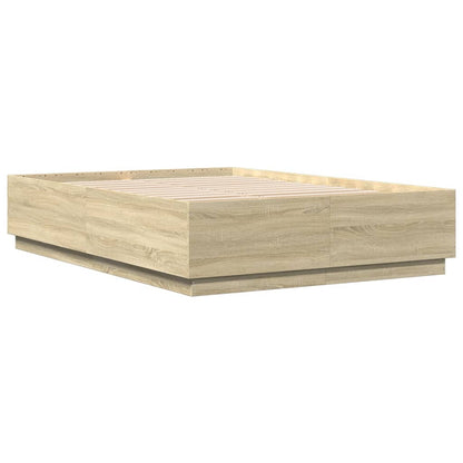 Giroletto Luci LED Rovere Sonoma 140x200 cm Legno Multistrato | homemem39