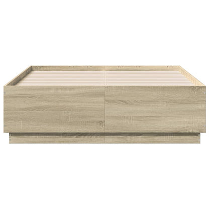 Giroletto Luci LED Rovere Sonoma 120x190 cm Legno Multistrato | homemem39