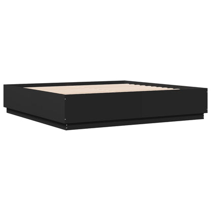 Giroletto Nero 200x200 cm in Legno Multistrato - homemem39