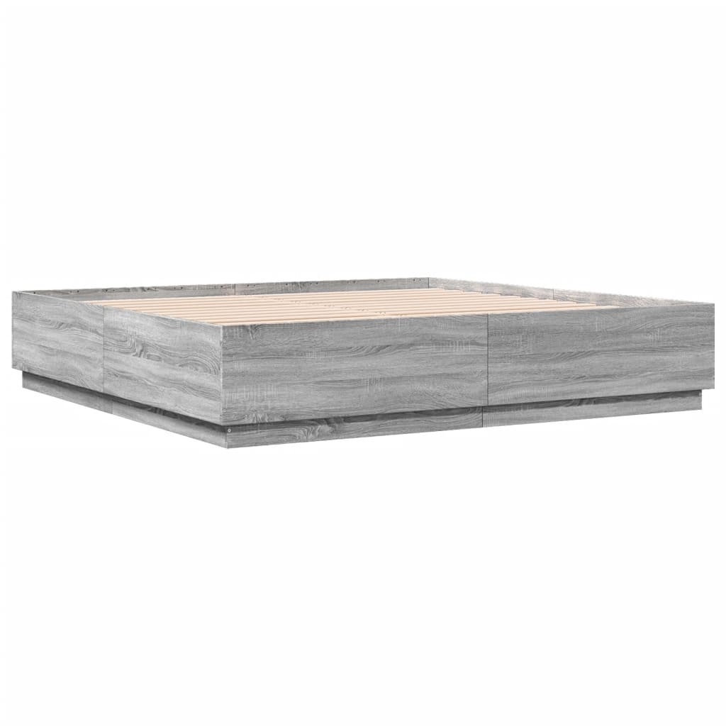 Giroletto Grigio Sonoma 200x200 cm in Legno Multistrato - homemem39