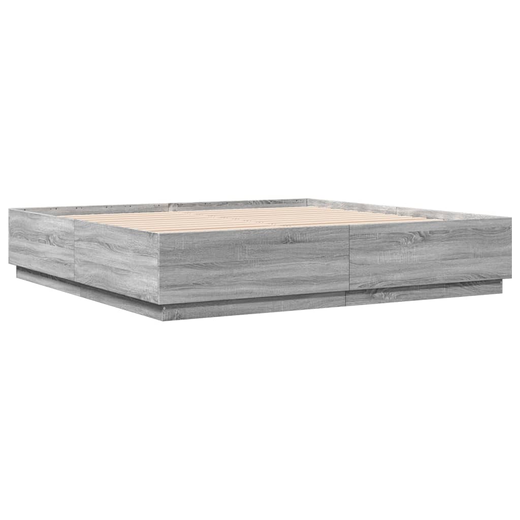 Giroletto Grigio Sonoma 200x200 cm in Legno Multistrato - homemem39