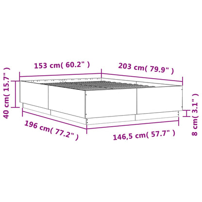 Giroletto Bianco 150x200 cm in Legno Multistrato | homemem39