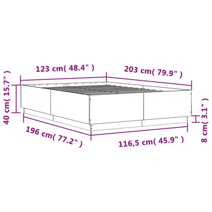 Giroletto Rovere Fumo 120x200 cm in Legno Multistrato | homemem39