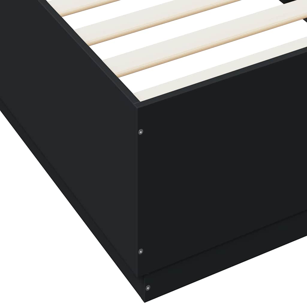 Giroletto Nero 100x200 cm in Legno Multistrato | homemem39