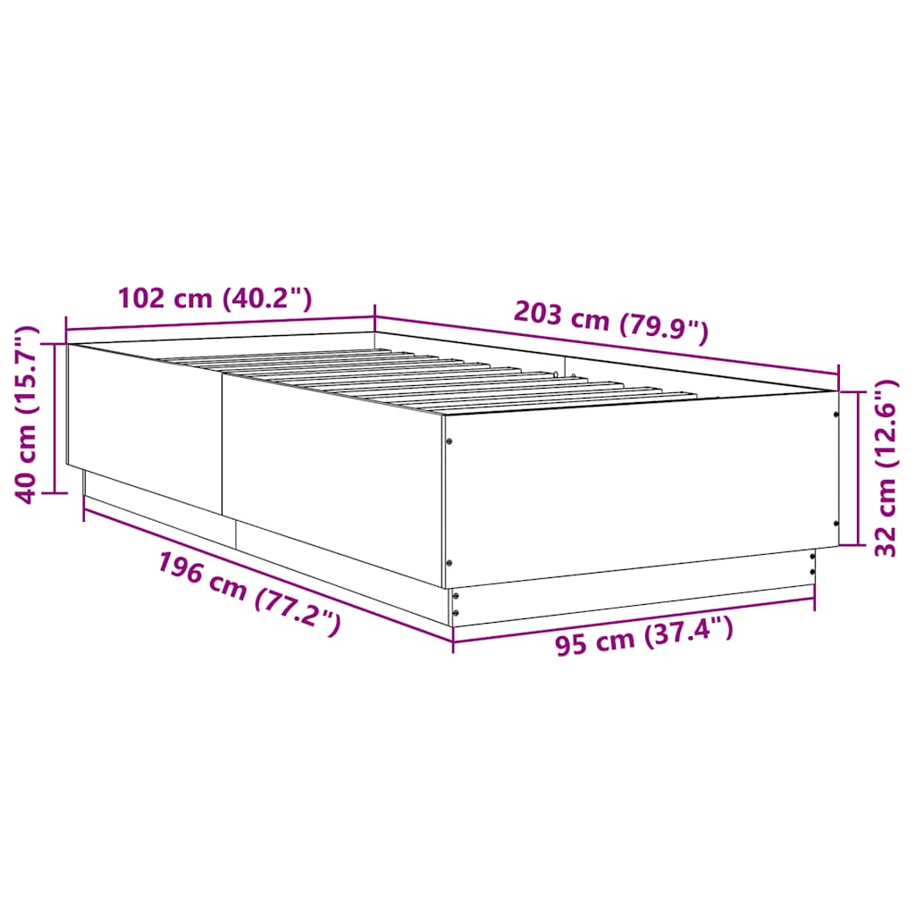 Giroletto Nero 100x200 cm in Legno Multistrato | homemem39