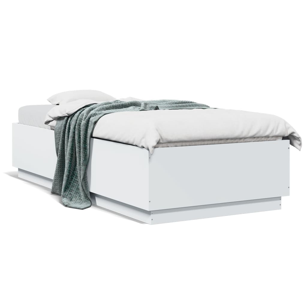 Giroletto Bianco 90x200 cm in Legno Multistrato | homemem39