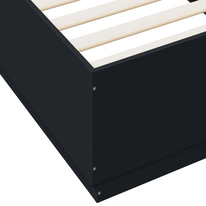 Giroletto Nero 90x200 cm in Legno Multistrato | homemem39