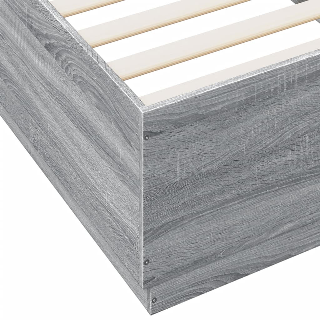 Giroletto Grigio Sonoma 90x200 cm in Legno Multistrato | homemem39