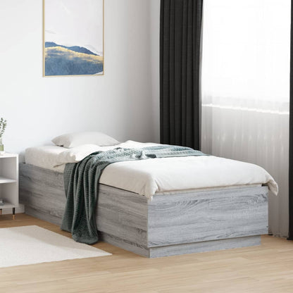 Giroletto Grigio Sonoma 90x200 cm in Legno Multistrato | homemem39